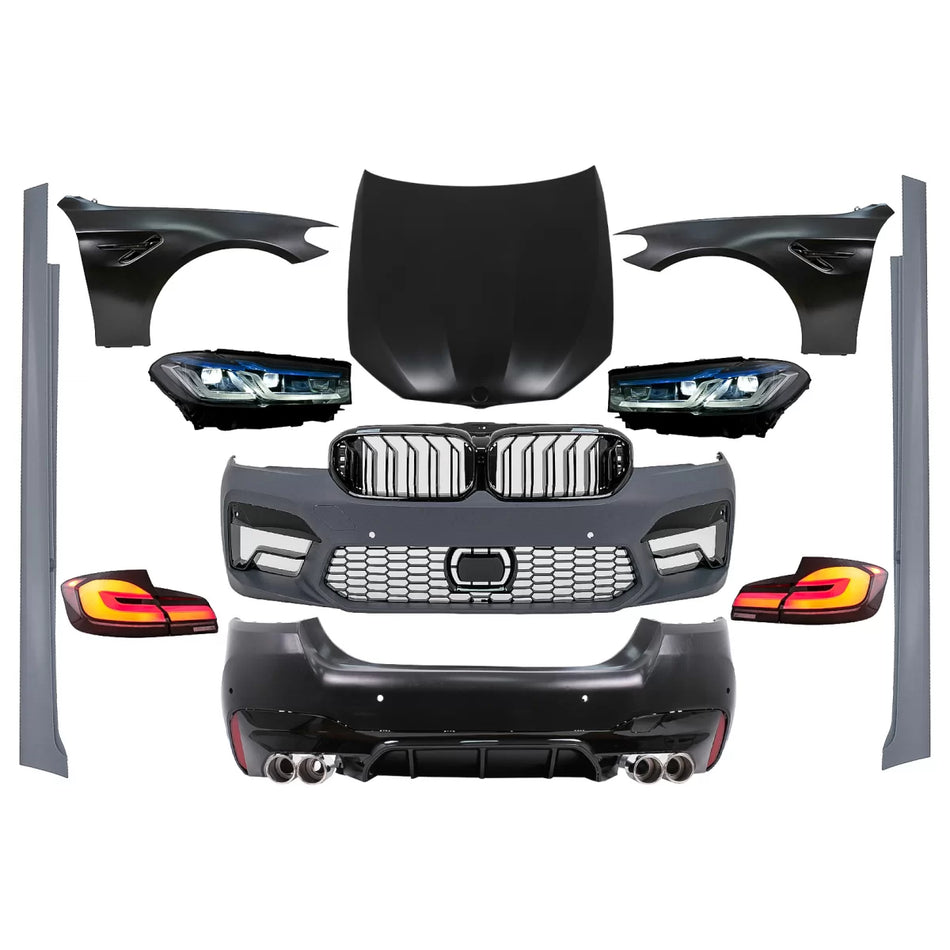 Body Kit Completo Conversione Design M5 per BMW Serie 5 F10 2010-2017 Guida