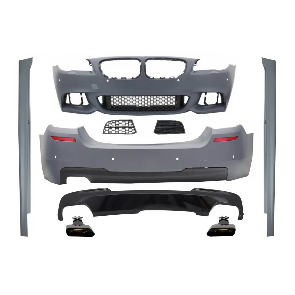 Kit Carrozzeria Completo Paraurti Laterali Anteriore Posteriore BMW Serie 5 F10