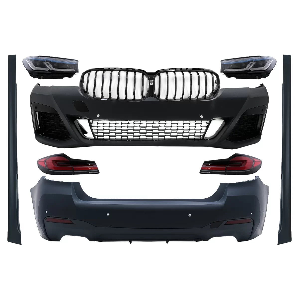 Kit Completo Paraurti Anteriore Posteriore BMW Serie 5 G30 2017-2019