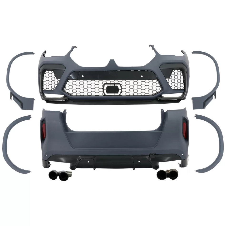Kit Paraurti Completo Anteriore e Posteriore per BMW X6 G06 dal 2019
