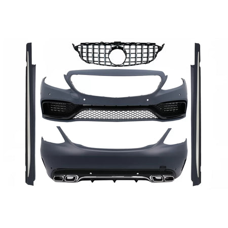 Body Kit Completo con Griglia Anteriore per Mercedes Classe C W205 2014-2018