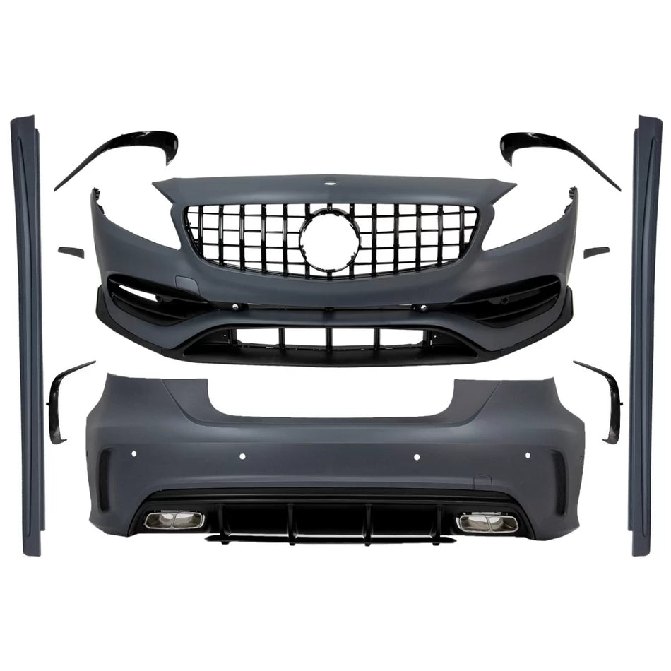 Kit Completo Carrozzeria con Griglia per Mercedes Classe A W176 2012-2018