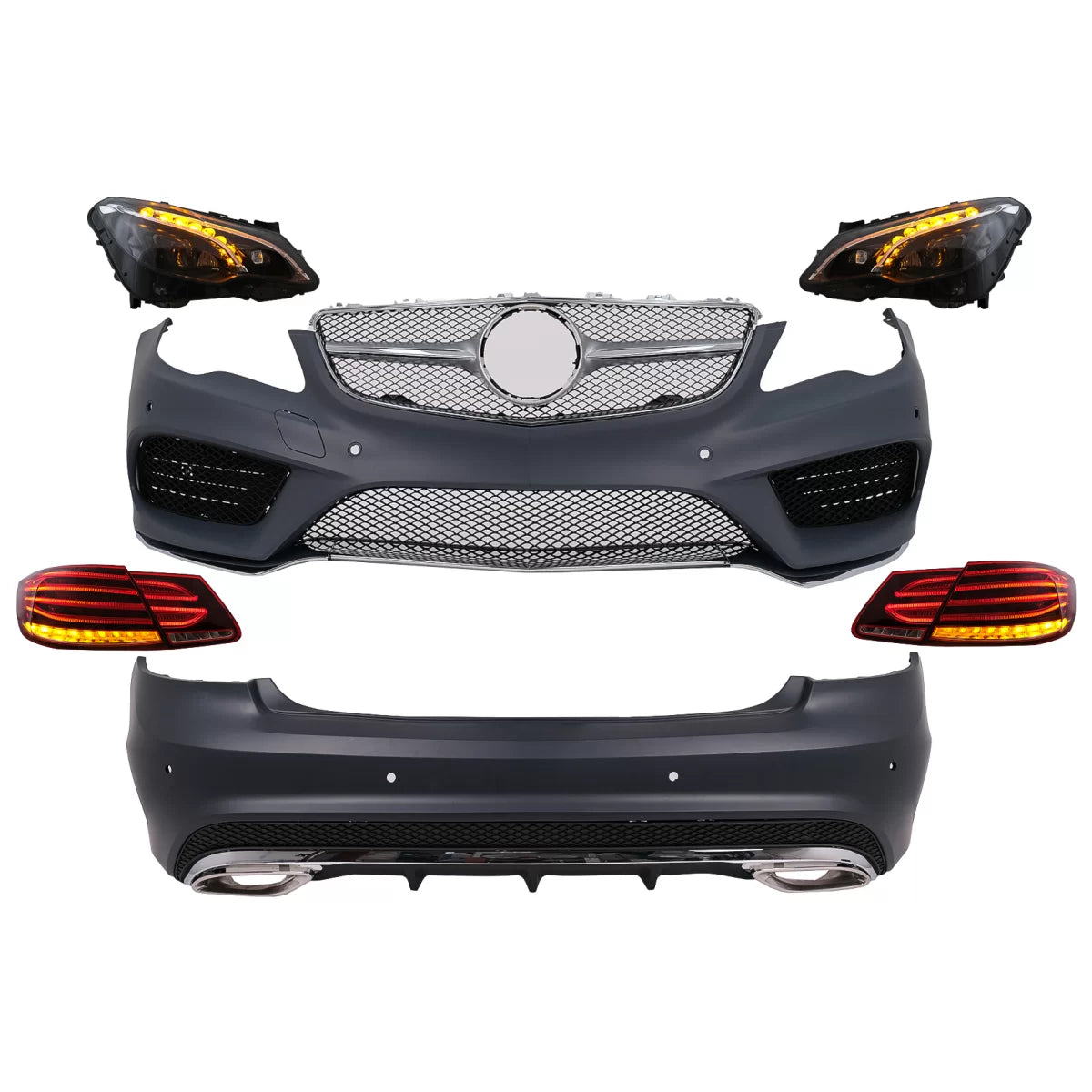 Body Kit Completo Paraurti per Mercedes Classe E C207 Coupe A207 Cabrio
