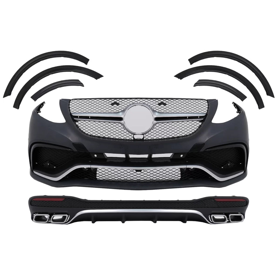 Kit Carrozzeria Completo Paraurti Sportivi per Mercedes GLE W166 2015-2018