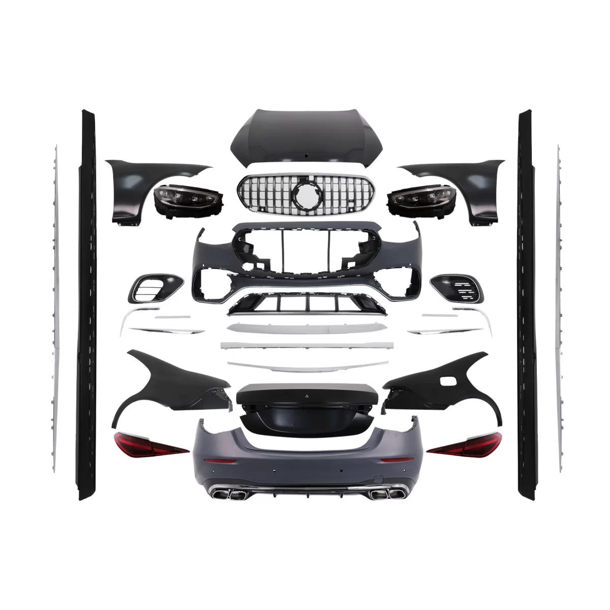 Body Kit Completo Conversione S63 Design per Mercedes Classe S W221 2005-2013