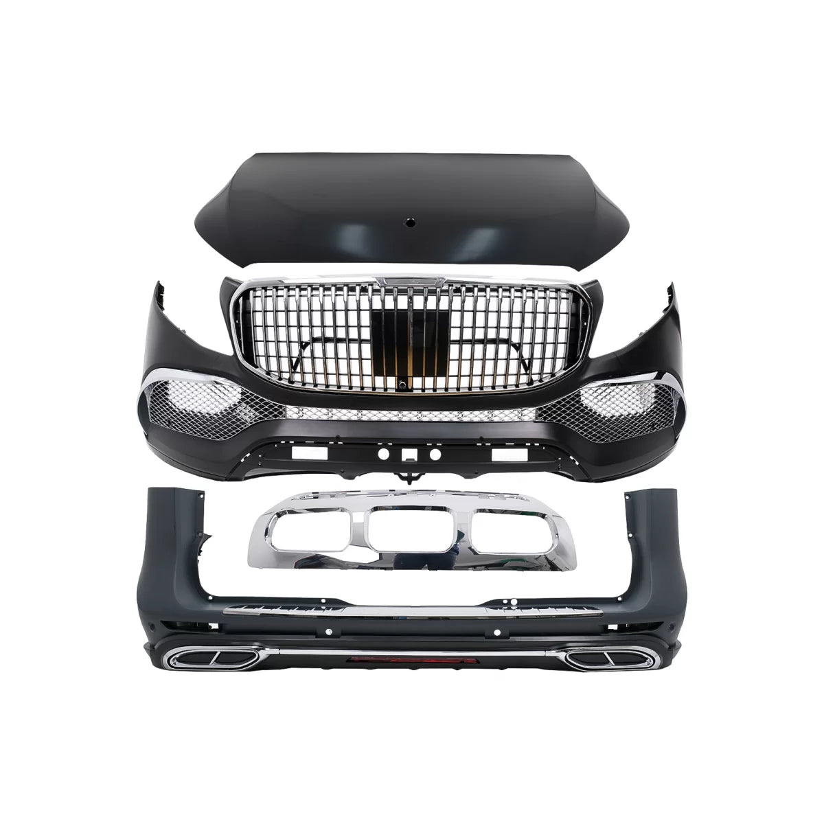 Kit Completo Paraurti Sportivi per Mercedes Classe V W447 2014-2019 Conversione