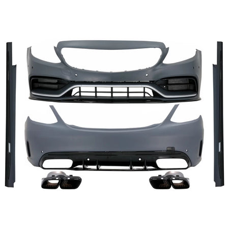Body Kit Completo con Terminali Scarico per Mercedes Classe C W205 (2014-2020)