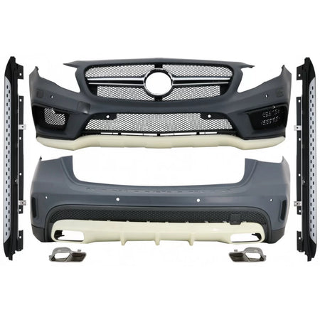 Kit Completo Paraurti con Minigonne Laterali per Mercedes GLA X156 2014-2016
