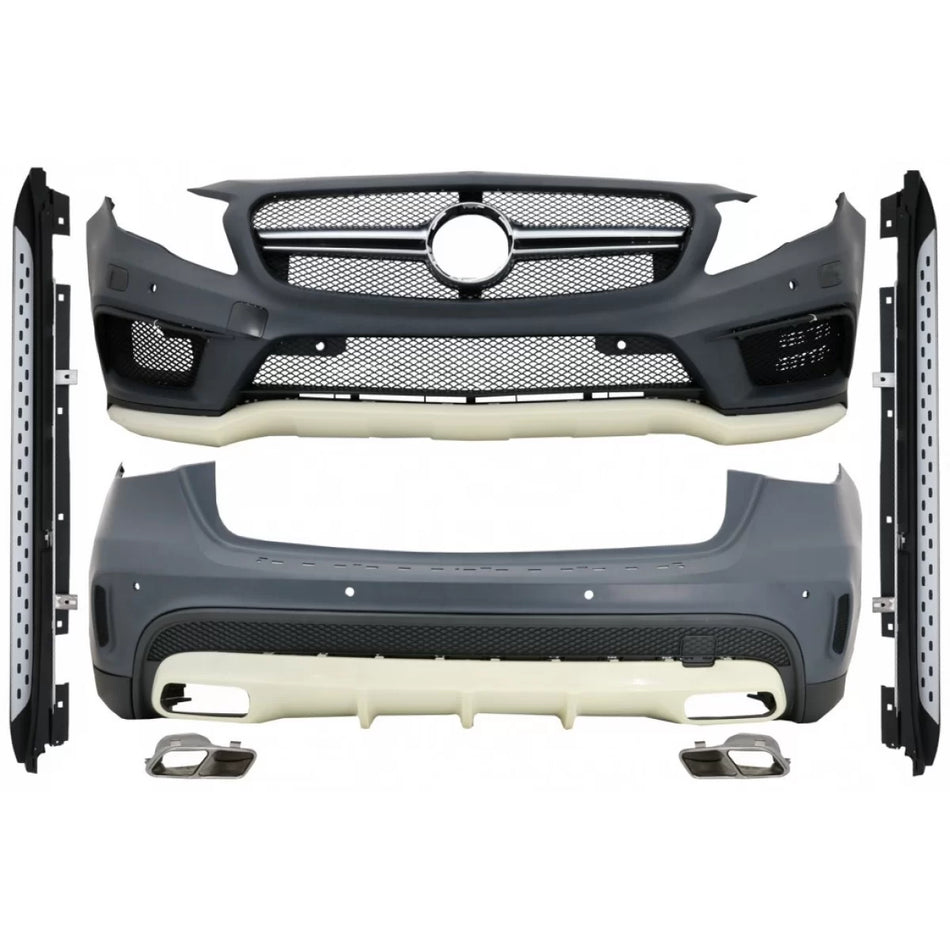 Kit Completo Paraurti con Minigonne Laterali per Mercedes GLA X156 2014-2016
