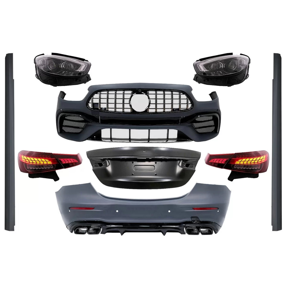 Kit Paraurti Completo Anteriore e Posteriore per Mercedes Classe E W213