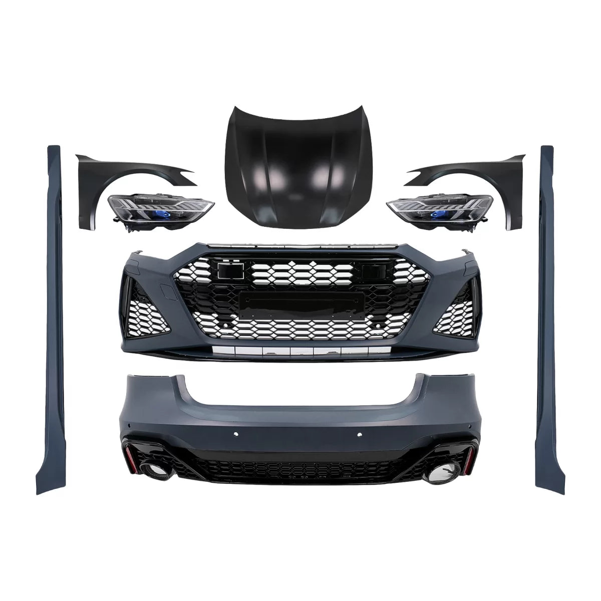 Kit Carrozzeria Completo Wide Body per Audi A7 4G 2010-2014 RS Design