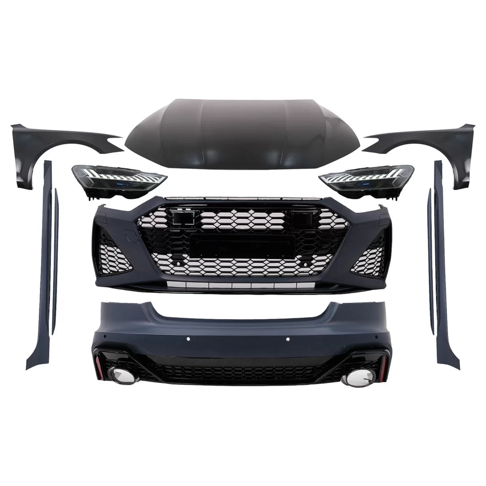 Body Kit Completo Wide per Audi A7 4G Facelift 2015-2017 Conversione RS Design