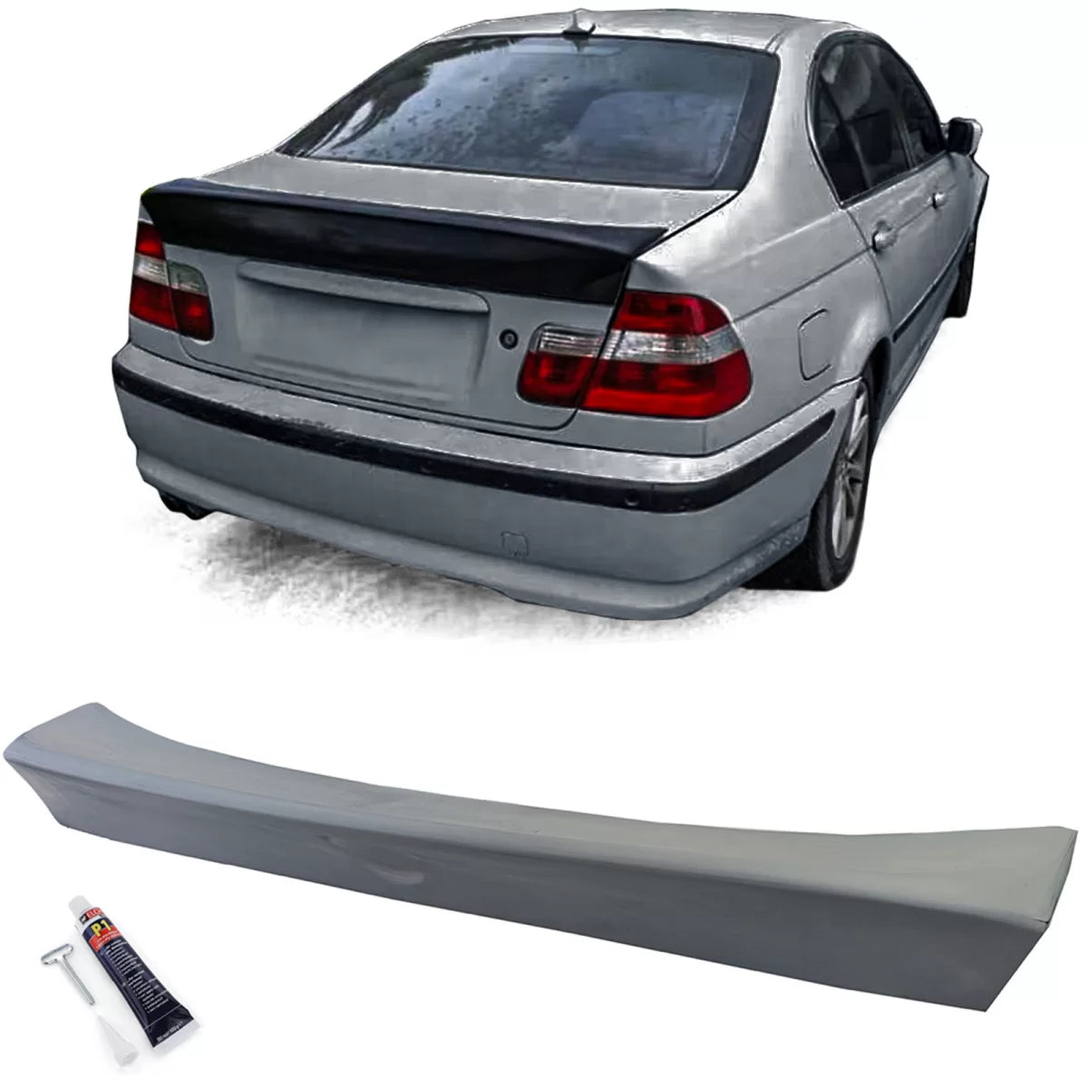 Spoiler Posteriore CSL Ducktail ABS per BMW Serie 3 E46 Berlina 1998-2005