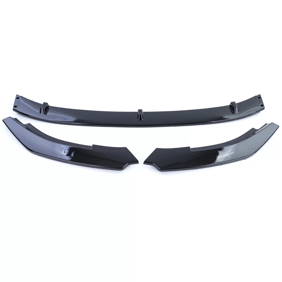Spoiler Anteriore Cup Lucido Nero per Volkswagen Golf 6 GTI 09-13