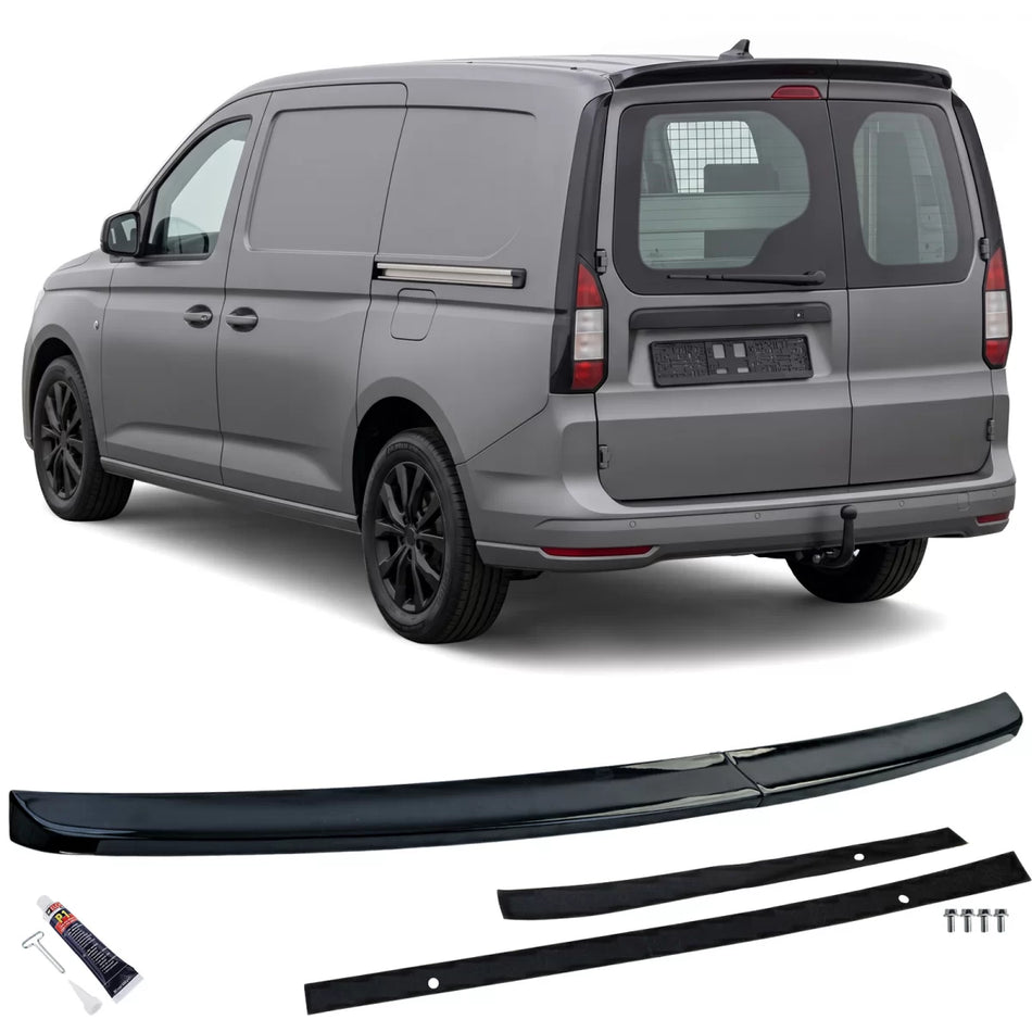 Spoiler Tetto Posteriore Nero per Ford Transit Tourneo Connect Doppia Porta