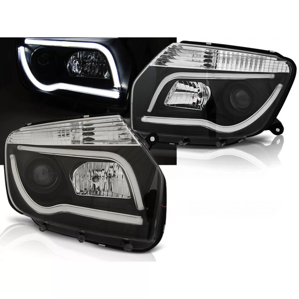 Fanale Tubo Nero Anteriore Dacia Duster 04.10-14
