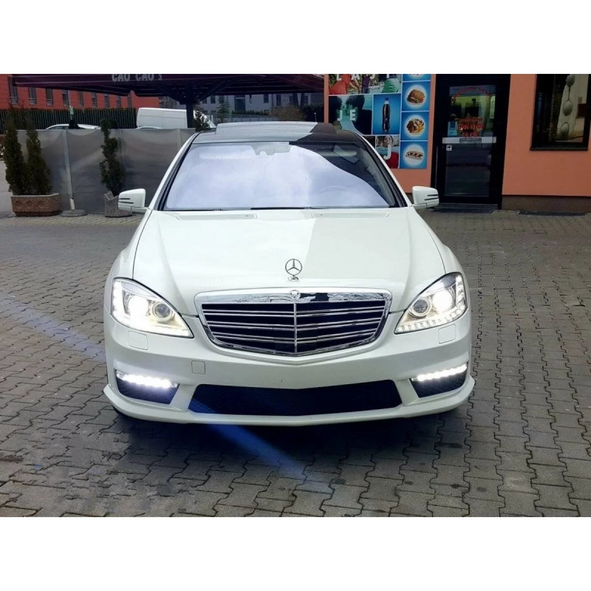 Luci Diurne LED Anteriori Destre per Mercedes Classe S W221 2010-2013