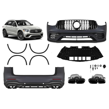 Paraurti Sportivo a Design Type 63 per Mercedes GLC SUV X253 dal 2020