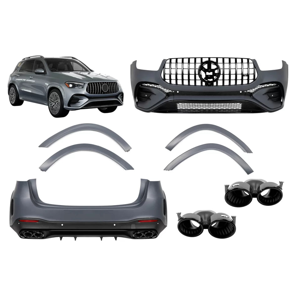 Paraurti Anteriore a Design Tipo GLE53 per Mercedes GLE SUV W167 2020-2023
