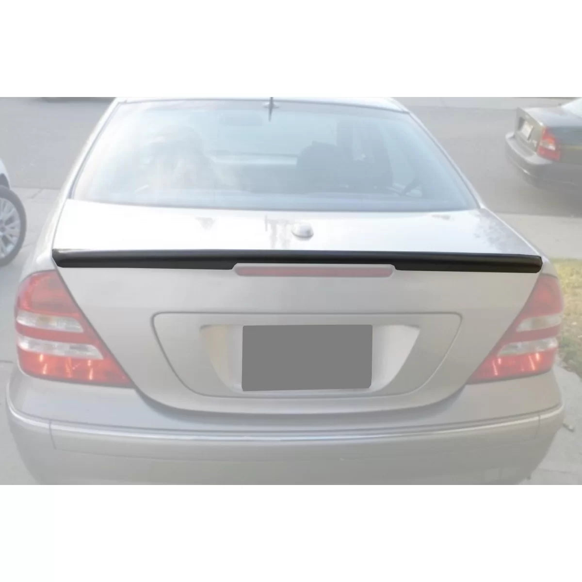 Spoiler Posteriore Design a per Mercedes Classe C W203 2000-2006 Non Verniciato
