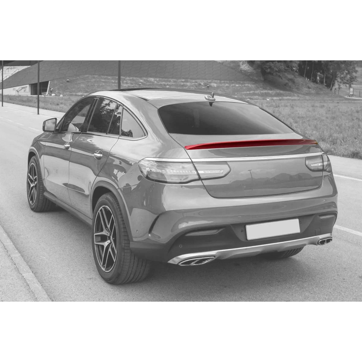 Spoiler Posteriore Design a per Mercedes GLE Coupe C292 2015-2019 Non Verniciato