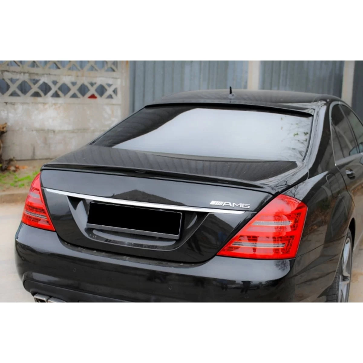 Spoiler Posteriore Tipo a Design Non Verniciato per Mercedes Classe S W221