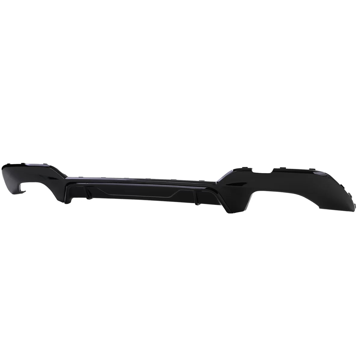Diffusore Posteriore Doppia Uscita Nero per BMW Serie 3 G20 G21 318 320