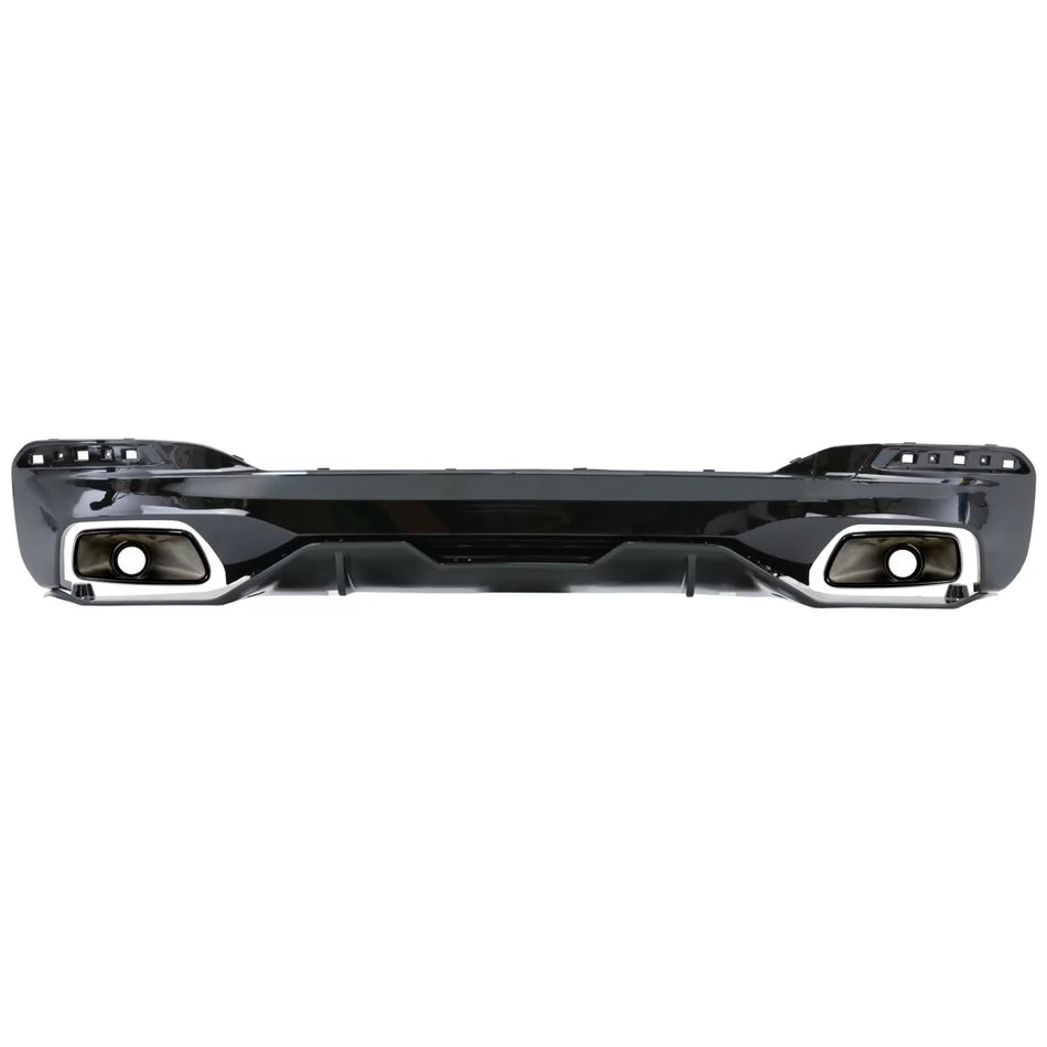 Diffusore Posteriore con Terminali Scarico e Spoiler Baule per BMW Serie 5 G30