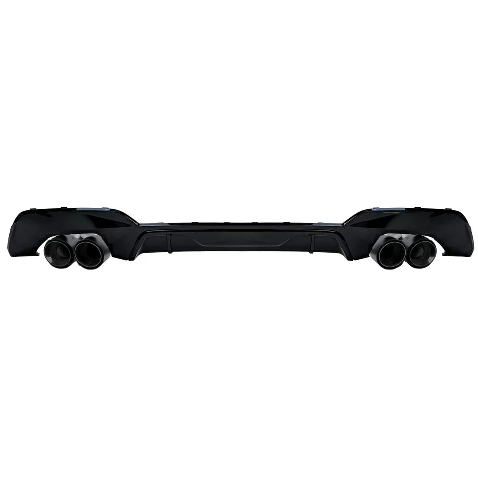 Diffusore Posteriore Doppio Scarico Carbonio per BMW Serie 3 G20 G21 318 320