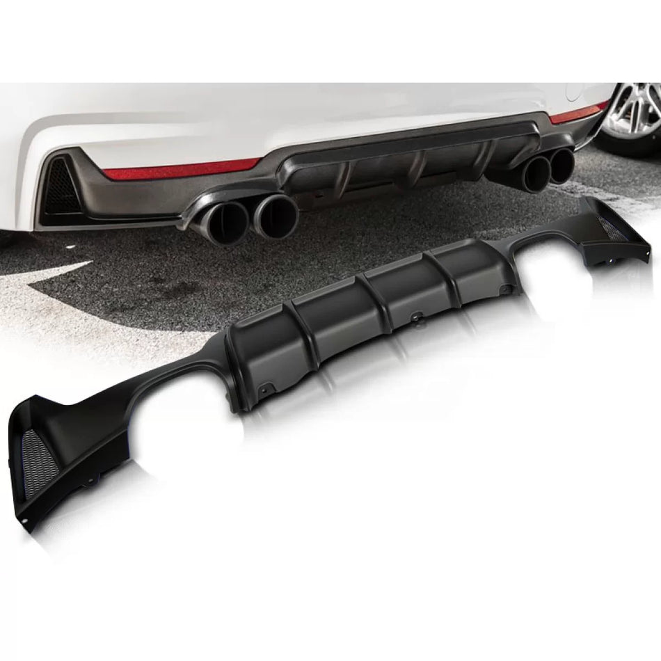 Diffusore Posteriore Mp Doppio Scarico per BMW F32 F33