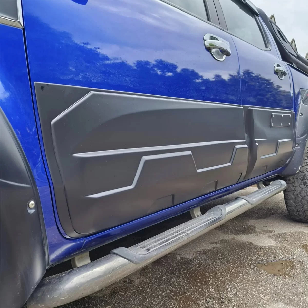 Inserti Protezione Soglia Porta Offroad Larghi per Ford Ranger T6 T7 T8 12-23