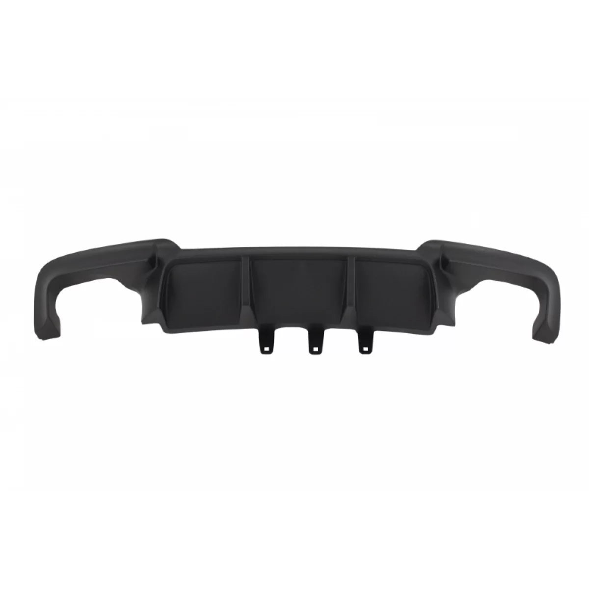 Diffusore Posteriore Doppio con Terminali Scarico Nero Lucido per BMW Serie 5