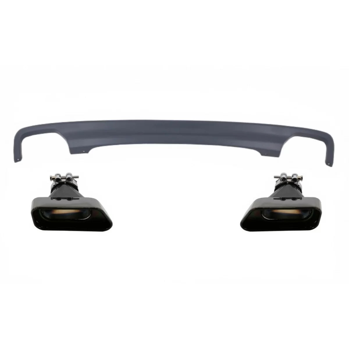 Diffusore Posteriore Doppio Uscita con Terminali Quadrati per BMW Serie 5 F10