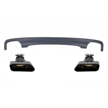 Diffusore Posteriore Doppio Uscita con Terminali Quadrati per BMW Serie 5 F10