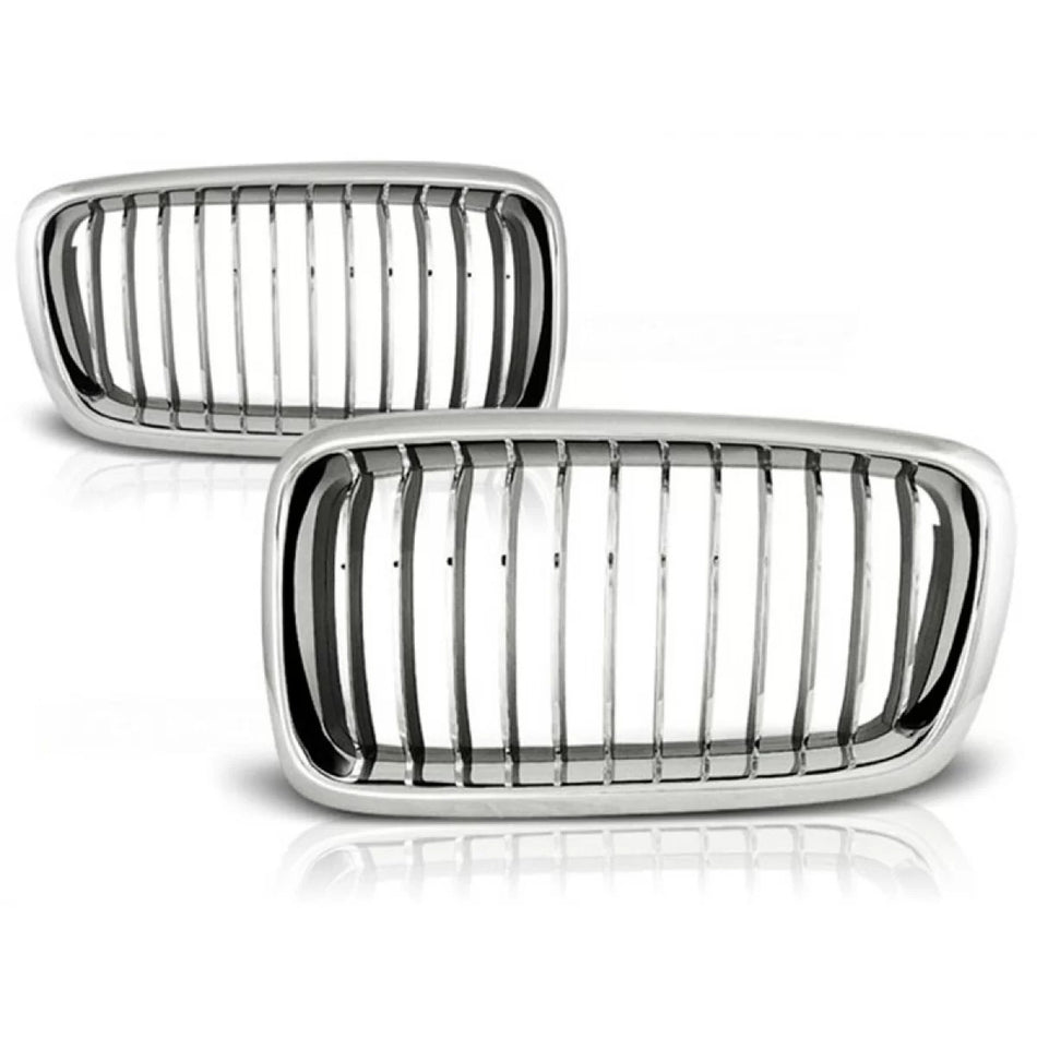 Griglie Doppie Cromate a Coste per BMW Serie 7 E38 1994-2001 Touring