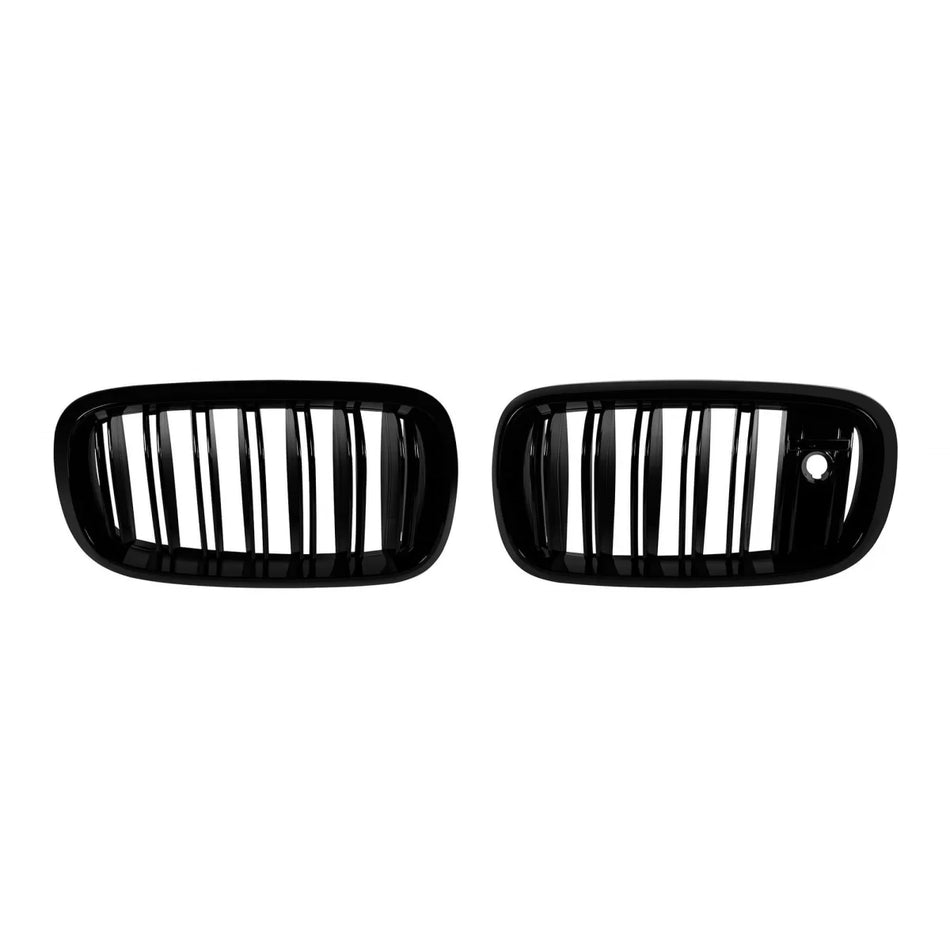 Griglia Doppia Nera Anteriore con Apertura Night Vision per BMW X5 F15 2013-2018
