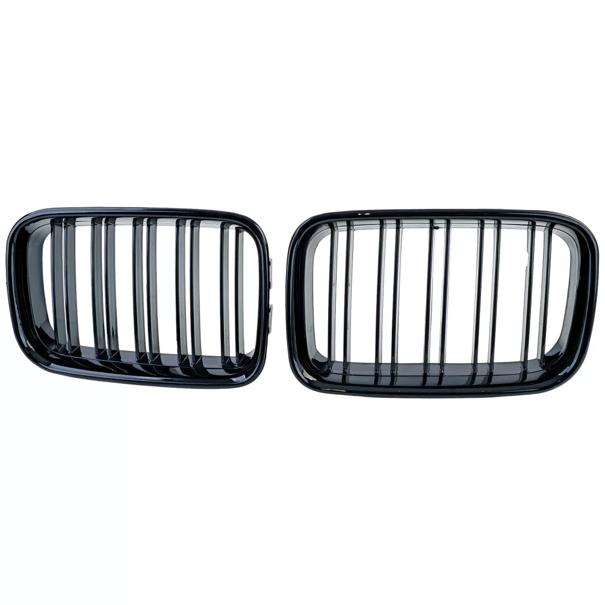 Griglia Doppia Alette Lucida Anteriore per BMW Serie 3 E36 Pre-facelift 90-96