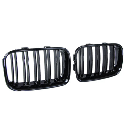 Griglia Doppia Alette Lucida Anteriore per BMW Serie 3 E36 Pre-facelift 90-96
