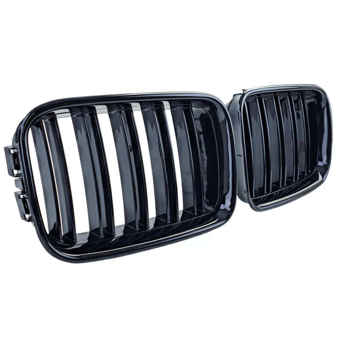 Griglia Doppia Alette Lucida Anteriore per BMW Serie 3 E36 Pre-facelift 90-96