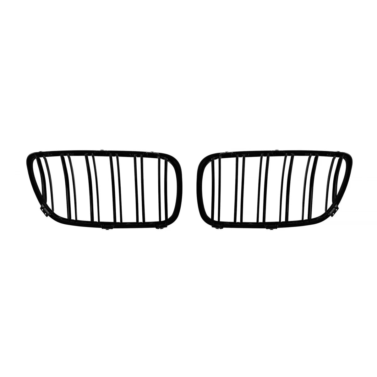 Griglia Doppia a Listelli Neri Lucidi per BMW X3 E83 2007-2010