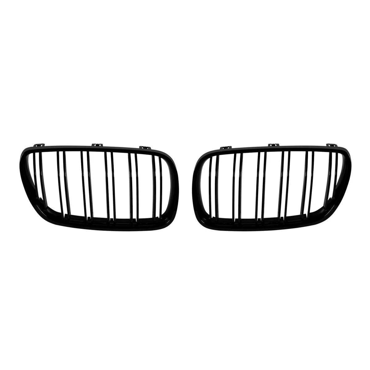 Griglia Doppia a Listelli Neri Lucidi per BMW X3 E83 2007-2010