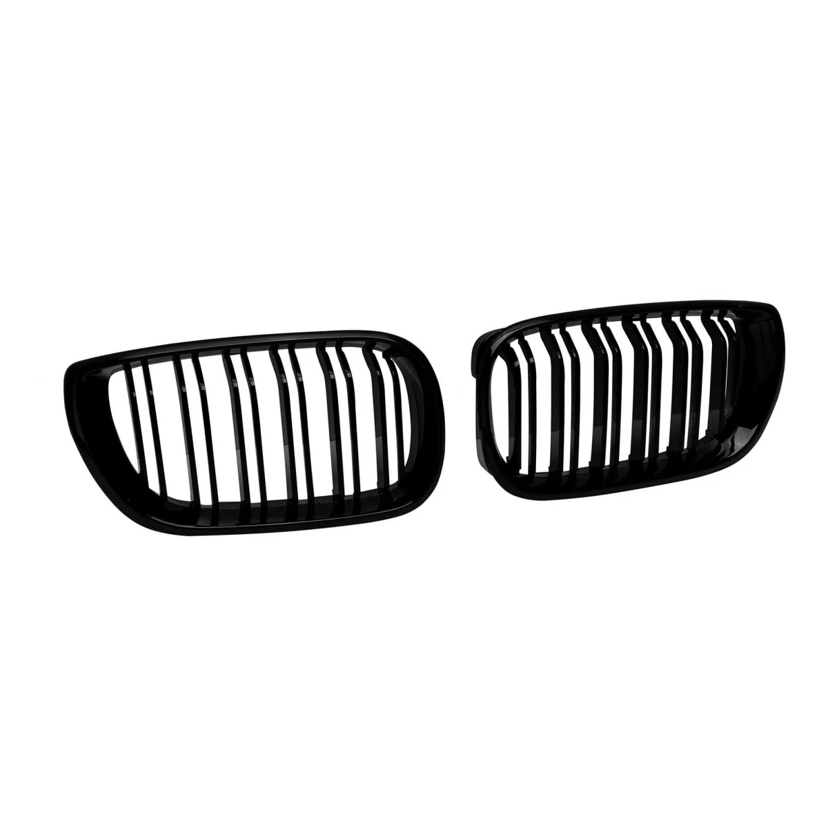 Griglia Doppia a Listelli Neri per BMW Serie 3 E46 2001-2005 Berlina e Touring