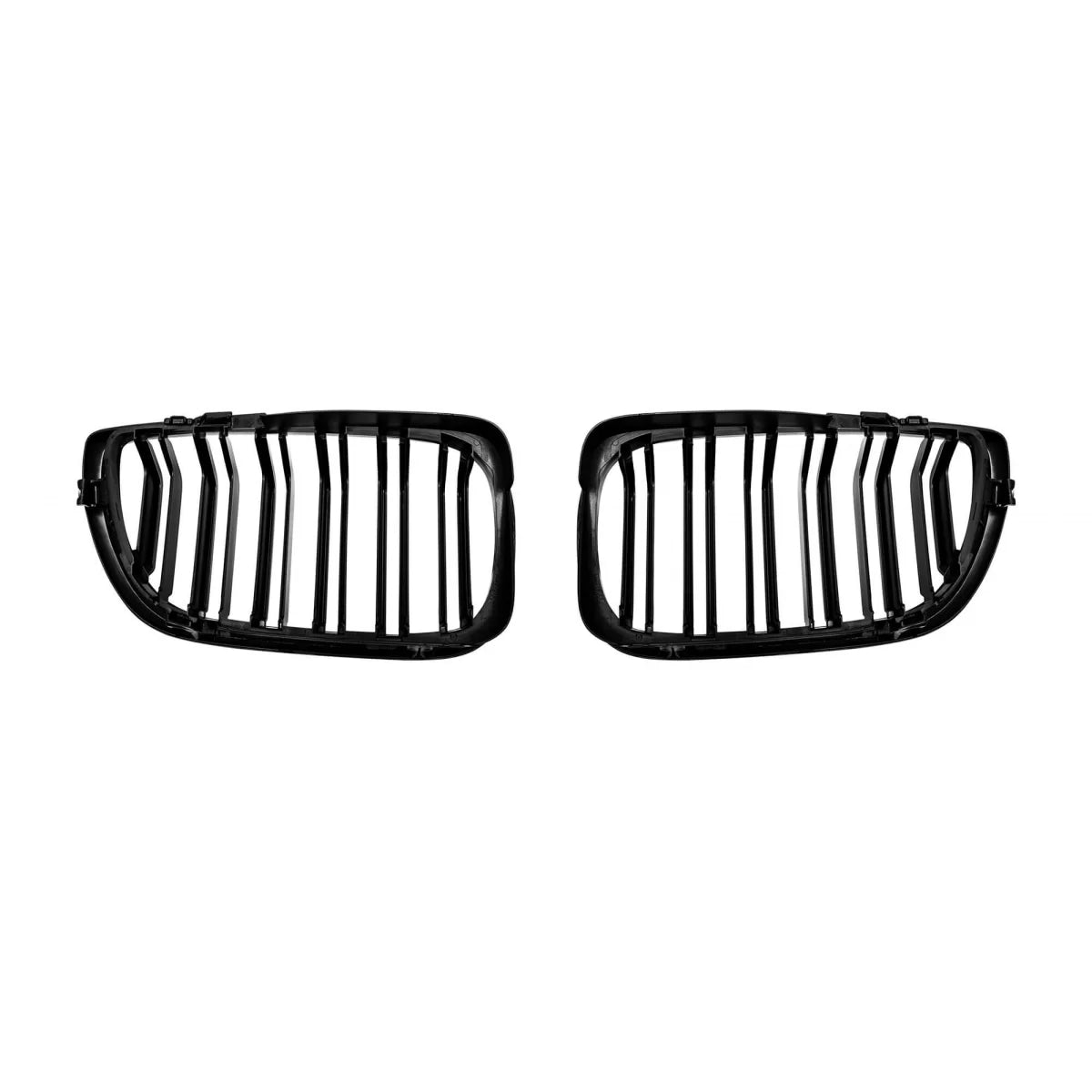 Griglia Doppia a Listelli Neri per BMW Serie 3 E46 2001-2005 Berlina e Touring