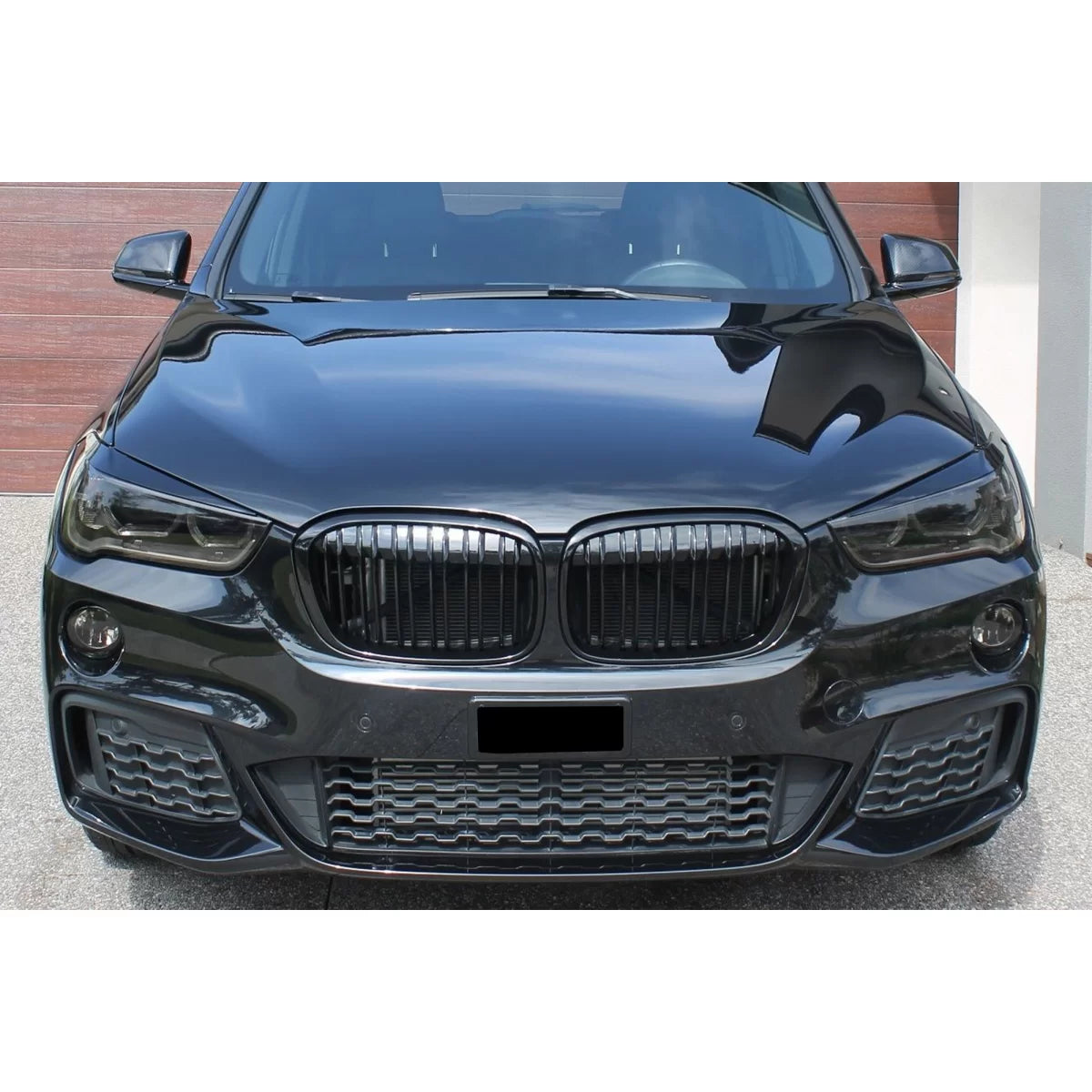 Griglia Doppia a Listelli Neri per BMW X1 F48 2016-2019