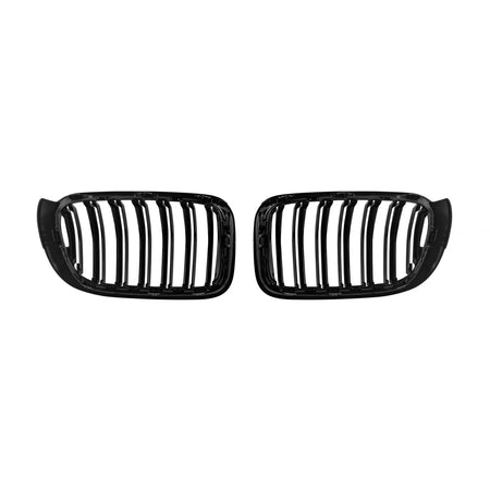 Doppia Griglia Anteriore Nera per BMW X3 F25 2014-2017 X4 F26 2014-2018