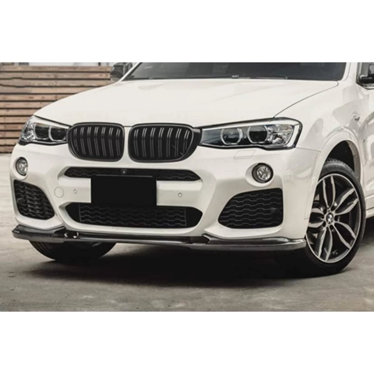 Doppia Griglia Anteriore Nera per BMW X3 F25 2014-2017 X4 F26 2014-2018