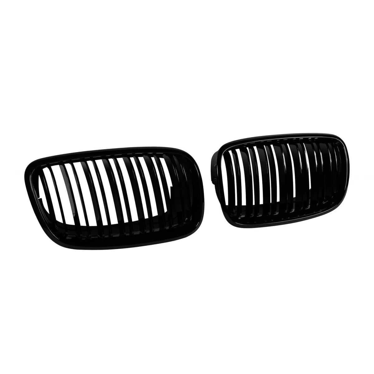 Doppie Griglie Nere Anteriori per BMW X5 E70 2007-2013
