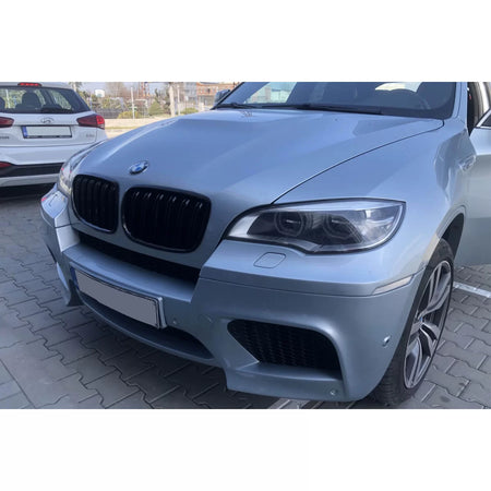 Griglia Doppia Barra Nero Lucido per BMW X5 E70 2007-2013