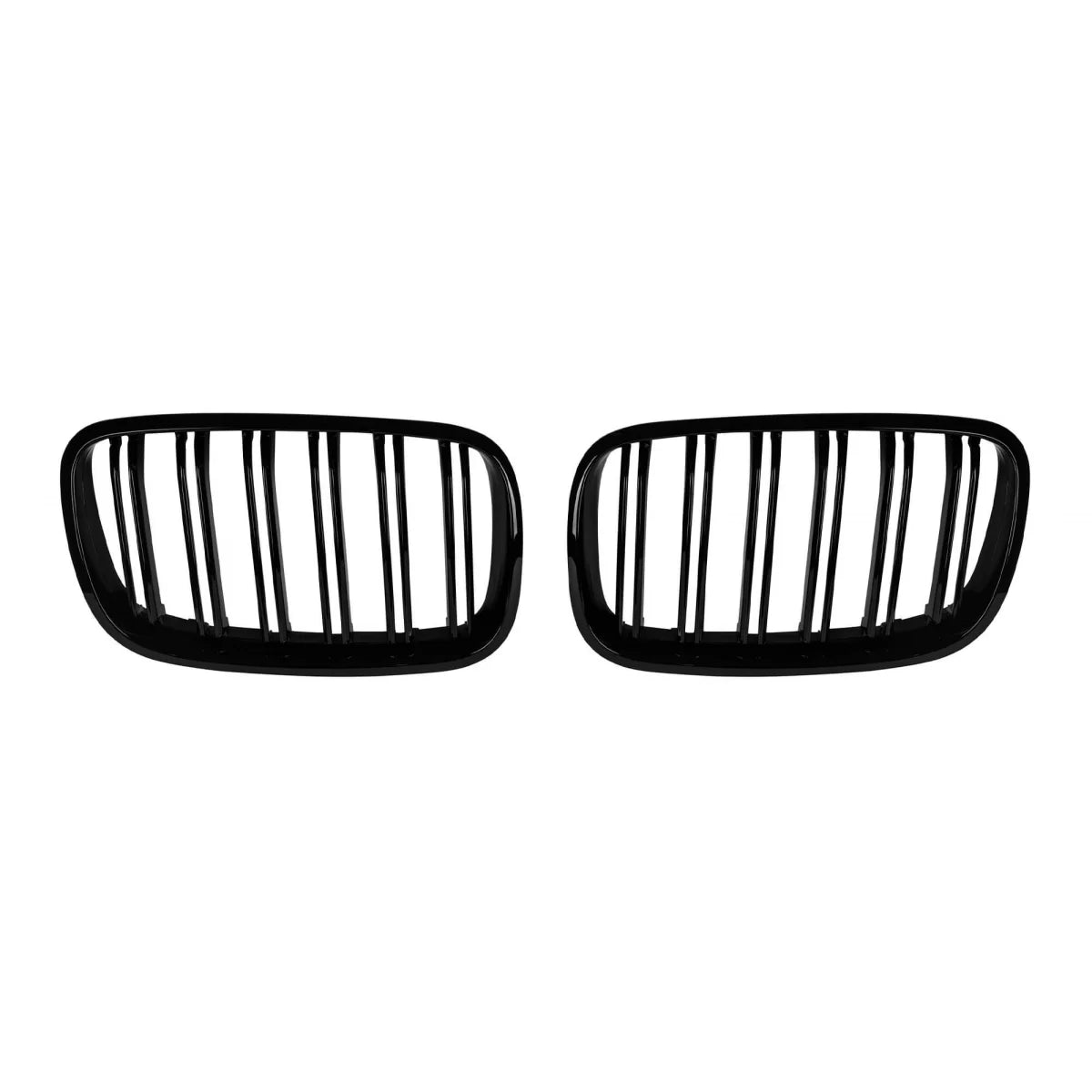 Griglia Doppia Barra Nero Lucido per BMW X5 E70 2007-2013