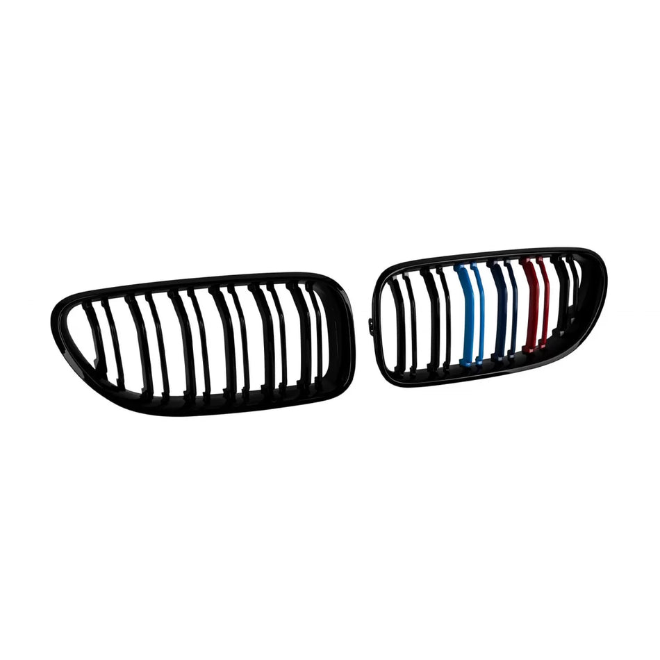 Griglia Doppia Nera con Decorazione M per BMW Serie 6 F06 2011-2018